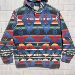 Polo Ralph Lauren Aztec Southwestern Beacon Outdoors Hoodie Sweatshirt